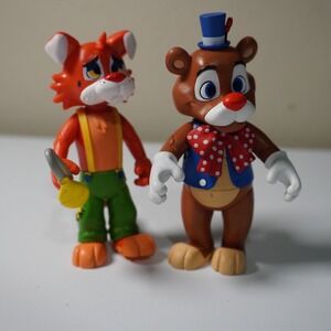 Freddy Fazbear & Foxy‎ Action Figures Five Nights At Freddys FNAF Vintage Set